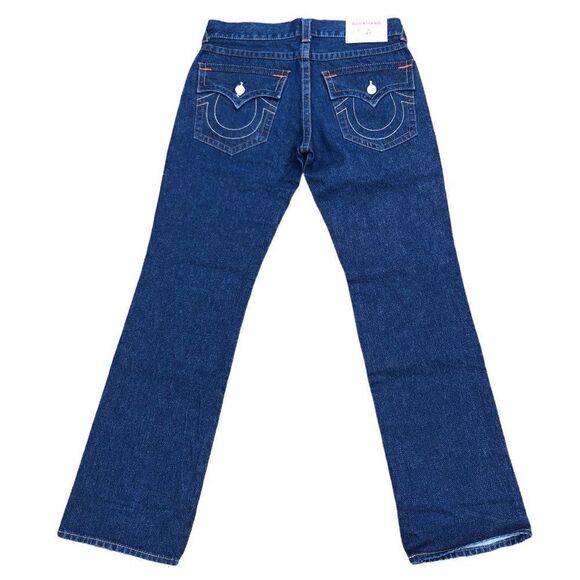 True Religion Jeans Size 34 STRAIGHT Blue - Picture 3 of 9